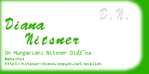 diana nitsner business card